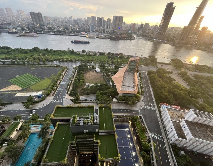 Wonderful view of the Saigon River