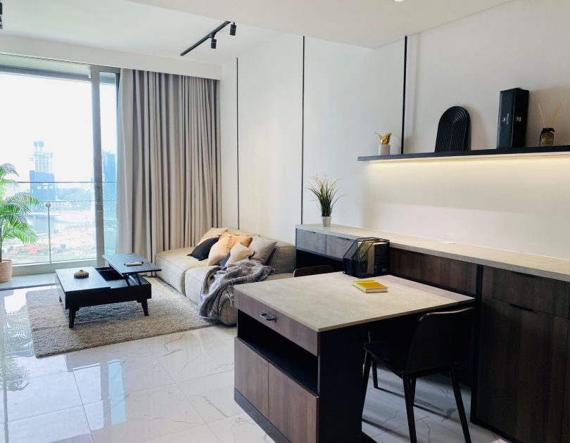 Lavish living space with premium interior